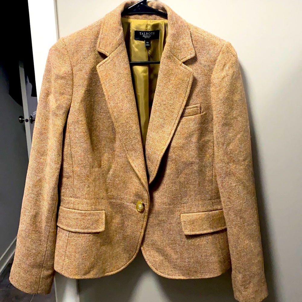 Talbots Brown Wool Blazer